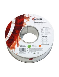 CABLE MINI COAXIAL 75 OHM BLANCO, 100M WIR9064