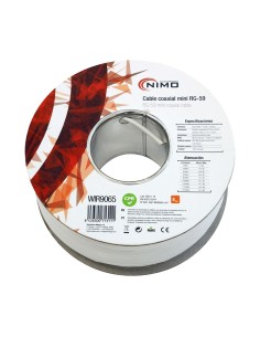CABLE MINI RG59 75 OHM BLANCO, 100M WIR9065
