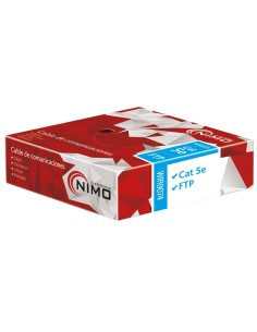 CABLE PARA DATOS FTP CAT.5E RIGIDO INTERIOR, 100M WIR9074