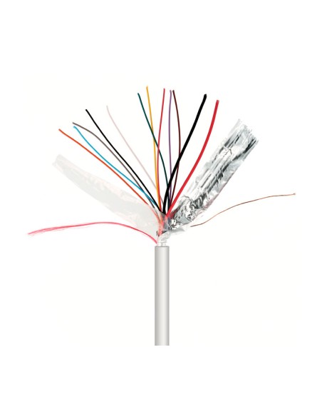 MANGUERA PARA ALARMA Y PORTERO 10+2 CABLES LSZH Y CPR, 100M WIR9095