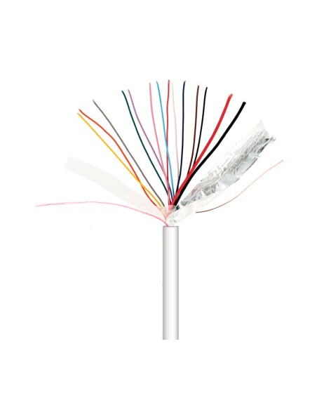 MANGUERA PARA ALARMA Y PORTERO 12+2 CABLES LSZH Y CPR, 100M WIR9096