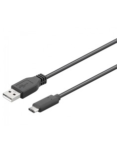 CONEXIÓN USB-C MACHO - USB-A 2.0 MACHO W