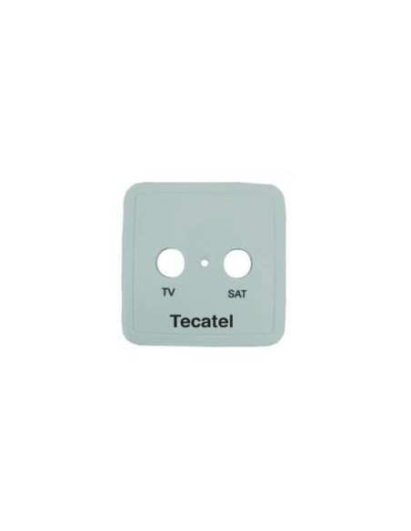CARATULA EMBELLECEDOR PARA TOMAS DE 2 SATELITE Y TERRESTRE TECATEL TCP-02