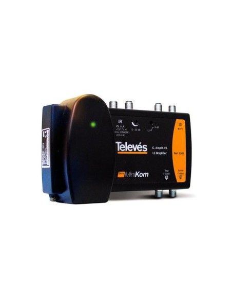 CENTRAL AMPLIFICADORA SATELITE CON MEZCLA TV VHF/UHF953543503 TELEVES 532401