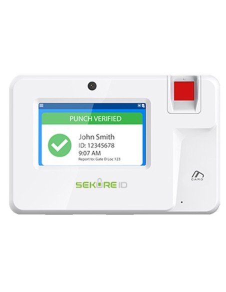 CONTROL DE PRESENCIA POE - HUELLA, TARJETA EM Y PIN - 1.000 USUARIOS | 1.000.000 REGISTROS - 4.3&QUOT; TFT TÁCTIL | TCP/IP, WIFI