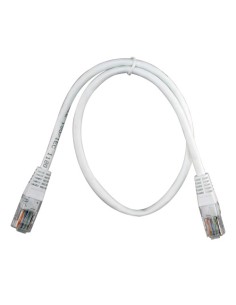 CABO UTP - ETHERNET - CONECTORES RJ45 - CATEGORIA 5E - 0.5 M - COR BRANCO