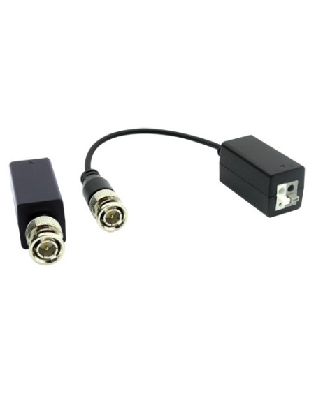 TRANSCEPTOR PASIVO POR PAR TRENZADO SAFIRE - 4 EN 1 (HDTVI HDCVI AHD CVBS) - 1 CANAL DE VÍDEO - PASIVO, CONECTOR DE 2 PINES - AL