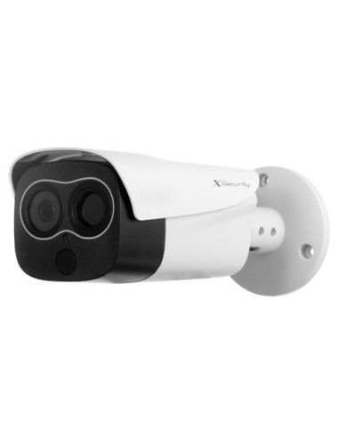 CÁMARA TÉRMICA DUAL IP X-SECURITY - 160X120 VOX | LENTE 7MM - SENSOR ÓPTICO 1/2.8 2 MPX | LENTE 8MM - SENSIBILIDAD TÉRMICA =50M