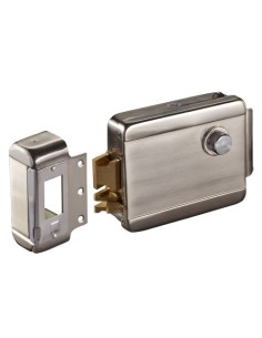 SERRURE ÉLECTROMÉCANIQUE DE SURFACE - MODE OUVERTURE FAIL SAFE (NC) - INDICATEUR D'ÉTAT LED - FERMETURE AUTOMATIQUE PROGRAMMABL