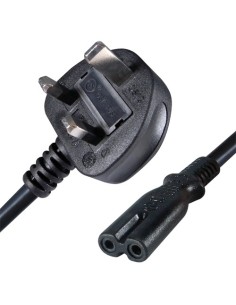 CABO A TOMADA - CONECTOR QT2 - COMPATÍVEL COM TOMADAS UK 3 PINES - FUSÍVEL DE PROTEÇÃO - 250VAC / 13A MAX - 140CM DE COMPRIMENTO