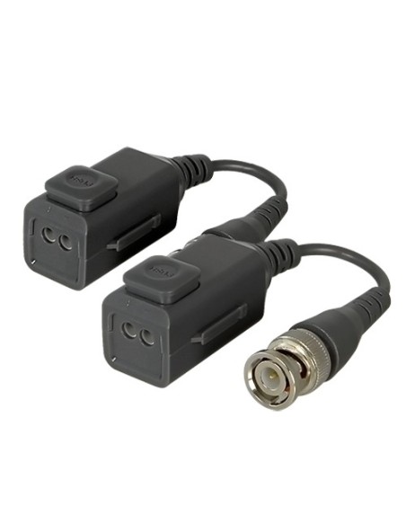 TRANSCEPTOR PASIVO POR PAR TRENZADO SAFIRE CON SPLICING BUTTON - OPTIMIZADO PARA HDTVI, HDCVI, AHD Y CVBS - 1 CANAL DE VÍDEO - P
