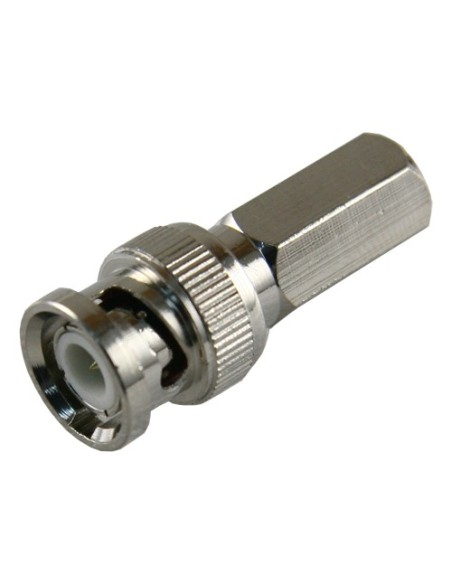CONECTOR RÁPIDO SAFIRE - BNC PARA ENROSCAR - NO NECESITA CRIMPADORA - 35 MM (FO) - 14 MM (AN) - 15 G