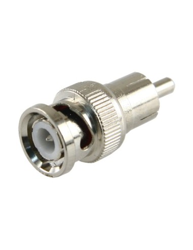 CONECTOR SAFIRE - BNC MACHO - RCA MACHO