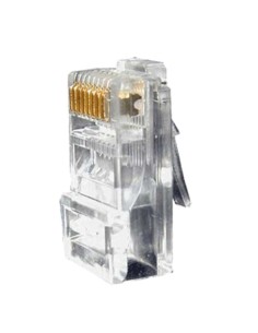 VERBINDER - RJ45 ZUM CRIMPEN - KOMPATIBEL MIT UTP-KABEL - 20 MM (L) - 10 MM (B) - 5 G