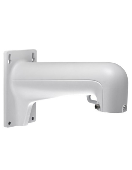 WALL BRACKET - FOR DOME CAMERAS - VALID FOR EXTERIOR USE - WHITE COLOUR - COMPATIBLE WITH HIWATCH HIKVISION - CABLE PASS