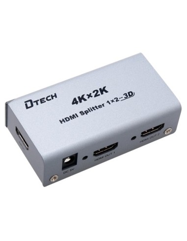SPLITTER DE SEÑAL HDMI - PERMITE 1:4 - RESOLUCIÓN 4K