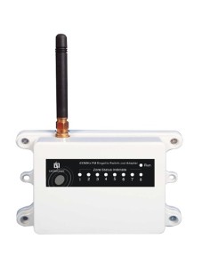 RECEPTOR DE BARRERAS SOLARES INFRARROJAS - 2 ENTRADAS INALÁMBRICAS - 2 SALIDAS CABLEADAS - HASTA 6 DISPOSITIVOS POR ENTRADA - DI