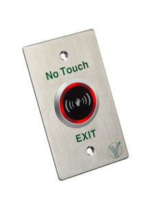 CONTACTLESS EXIT BUTTON - INFRARED SENSOR WITH LED INDICATOR - TESTED 1.000.000 USES - NO/NC/COM | FLUSH OR SURFACE MOUNTED - D