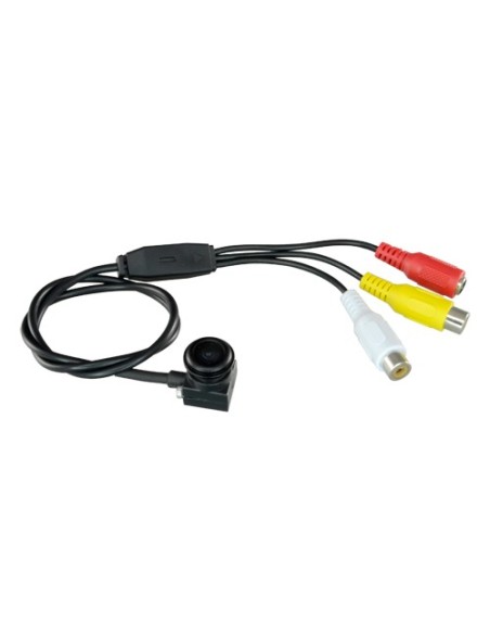 CÁMARA ULTRAMINIATURA - 1/4&QUOT; APTINA© 960H CMOS MT9V139 - CABLE ALARGADOR 0.5 METROS - LENTE GRAN ANGULAR 1.8 MM - 0.1 LUX /