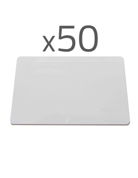 TARJETA DE PROXIMIDAD - ID POR RADIOFRECUENCIA | MEMORIA 1K - MF PASIVO | FORMATO CR80 - ALTA FRECUENCIA 13.56 MHZ - APTA PARA I