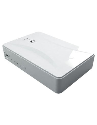 ROUTER 4G PORTÁTIL - CONEXIÓN RJ45 10/100 O WIFI 802.11 B/G/N - HASTA 10 CONEXIONES WIFI SIMULTÁNEAS - POWERBANK 5200MAH DE CAPA