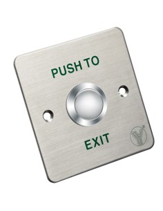 PULSADOR DE LIBERACIÓN DE PUERTA - USO PROFESIONAL - TESTADO 500.000 USOS - NO/NC/COM | EMPOTRADO O SUPERFICIE - MEDIDAS 86 (AL)