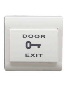 PULSADOR DE LIBERACIÓN DE PUERTA - USO PROFESIONAL - TESTADO 500.000 USOS - NO/NC/COM | EMPOTRADO - MEDIDAS 86 (AL) X 86 (AN) X