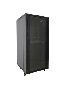 ARMARIO RACK PARA SUELO - HASTA 18U RACK DE 19&QUOT; - HASTA 800 KG DE CARGA - CON VENTILACIÓN Y PASACABLES - 2 VENTILADORES, 2