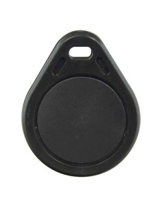 NUMBERED PROXIMITY TAG KEY RING - IDENTIFICATION BY RADIO-FREQUENCY - PASSIVE EM : BLACK COLOR - LOW FREQUENCY 125 KHZ - LIGHT 
