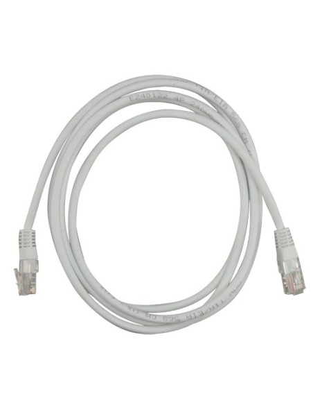 CABLE UTP SAFIRE - ETHERNET - CONECTORES RJ45 - CATEGORÍA 5E - 2 M - COLOR BLANCO