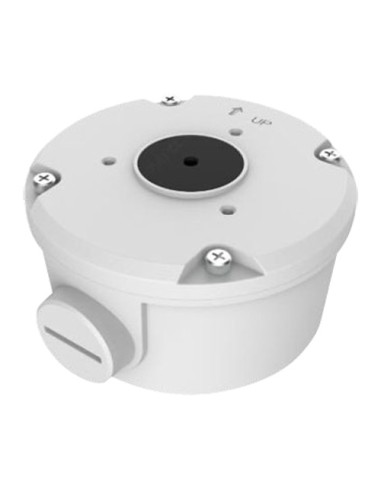 CAJA DE CONEXIONES - PARA CÁMARAS BULLET - APTO PARA USO EXTERIOR - INSTALACIÓN EN TECHO O PARED - BLANCO | 55 MM (AL) X 98 MM (