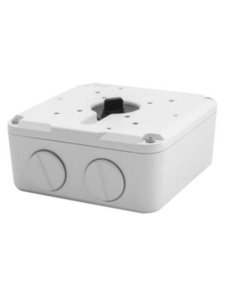 CAJA DE CONEXIONES - PARA CÁMARAS BULLET - APTO PARA USO EXTERIOR - INSTALACIÓN EN TECHO O EN PARED - COLOR BLANCO | 55 MM (AL)