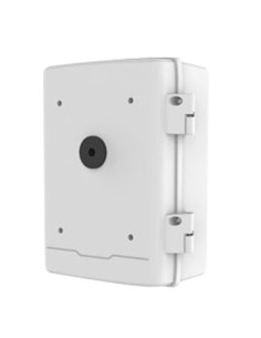 CAJA DE CONEXIONES - PARA DOMOS MOTORIZADAS - APTO PARA USO EN EXTERIOR - COLOR BLANCO - PASADOR DE CABLES - 296 MM (AL) X 244 (