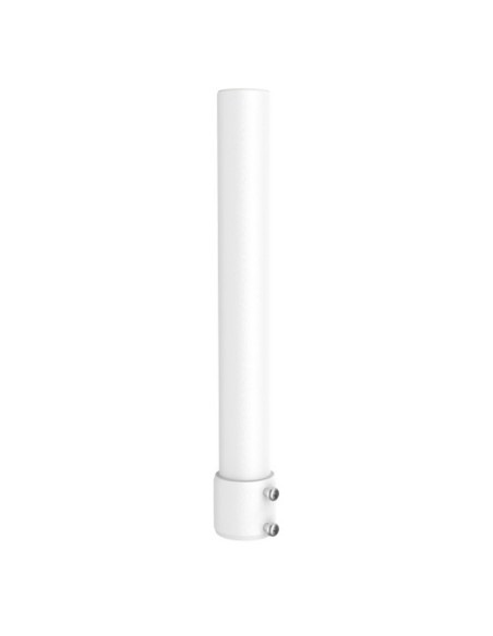 SOPORTE TECHO PARA DOMOS MOTORIZADAS - ALTURA 223 MM | 32 (Ø) MM - APTO PARA USO EN EXTERIOR - COLOR BLANCO - FABRICADO EN ALUMI