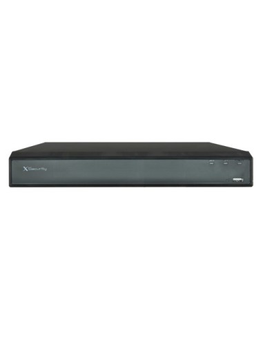 GRABADOR X-SECURITY NVR PARA CÁMARAS IP - RESOLUCIÓN MÁX GRABACIÓN 12 MEGAPIXEL (4K) - COMPRESIÓN H.265+/H.265/H.264+/H.264/MJPE