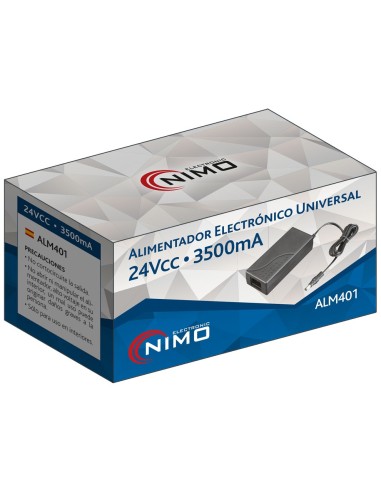 ALIMENTADOR ELECTRONICO UNIVERSAL 24VCC/3,5A ALM401