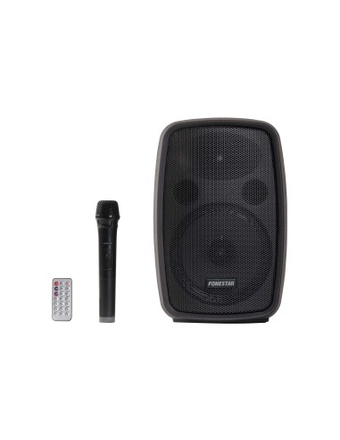 ALTAVOZ PORTÃTIL FONESTAR AMPLY 100W BT FM USB/MICROSD BASS REFLEX MICRÃFONO INALÃMBRICO BAT. 2000MAH MANDO A DISTANCIA