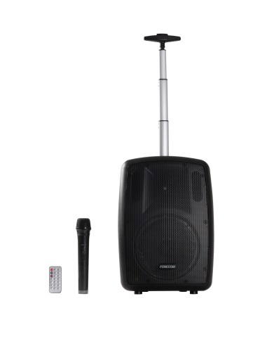 ALTAVOZ PORTÃTIL FONESTAR AMPLY-T 100W BT FM USB/MICROSD BASS REFLEX MICRÃFONO INALÃMBRICO BAT. 2000MAH CARRO TRANSPORTE TROL