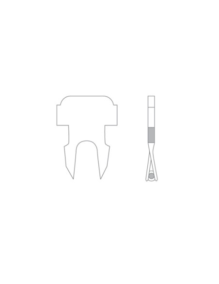 CONECTOR MODULAR BLINDADO 8P8C (RJ-45) F