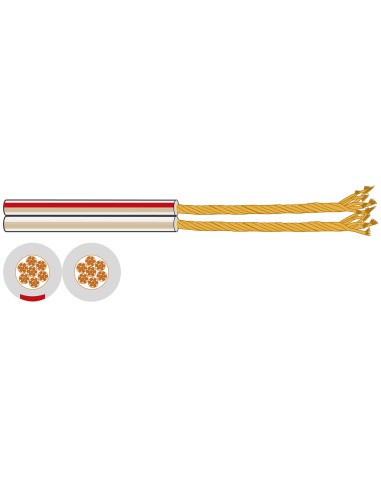 ROLLO DE CABLE ALTAVOZ DE 2 CONDUCTORES FONESTAR CT-24-5