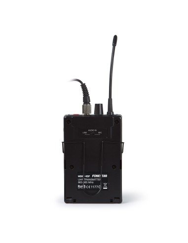 MICROFONE SEM FIO UHF COM CINTURÃO FONESTAR LIGNUM-12SUB