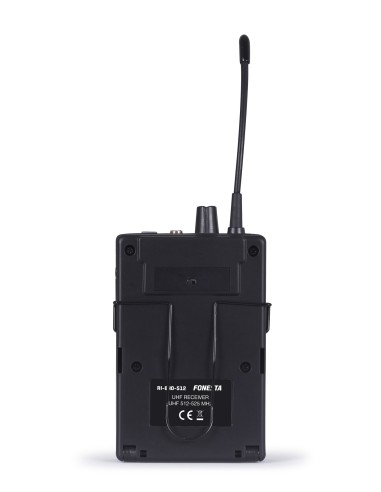 RECEPTOR INALAMBRICO DE PETACA MONITOR IN EAR UHF FONESTAR RI-840-512