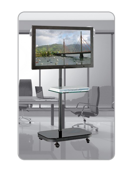 SOPORTE TV ORIENTABLE DE SUELO FONESTAR