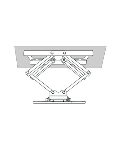 SUPPORT MURAL RÉGLABLE POUR TÉLÉVISEUR FONESTAR LIGNUM-12SUB