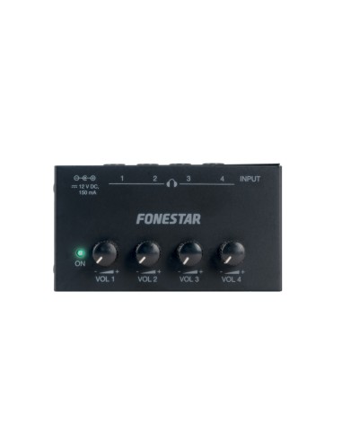 AMPLIFICADOR DE AURICULARES FONESTAR FDA-4A