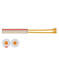 ROULEAU DE CÂBLE DENCEINTE À DOUBLE CONDUCTEUR FONESTAR 020-ZM-ZM