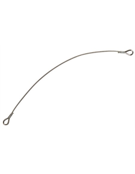 CINTA DE CABO DE AÇO INOXIDÁVEL COM DEDAL FONESTAR 020-ZM-ZM