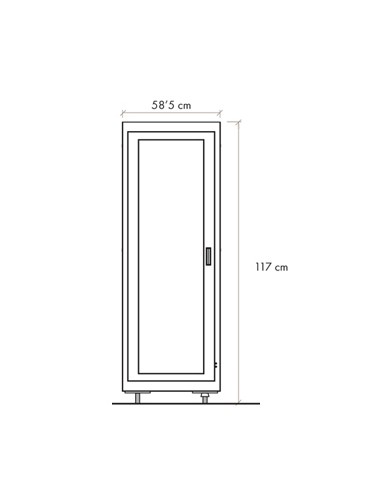 RACK MOBILE METALLICO DA 19" 20 U FONESTAR 020-ZM-ZM