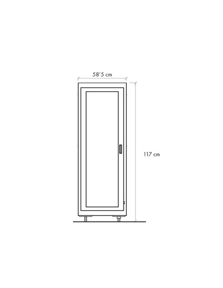 ARMARIO RACK 19'' METALICO 20 U FONESTAR FRA-20U
