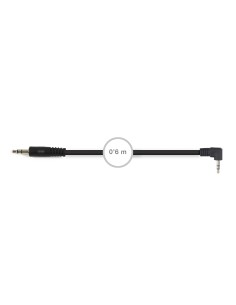 JACK, CABO DE SINAL DE ÁUDIO MACHO ESTÉREO DE 3,5 MM PARA 3,5 MM 90°NSTEREO FONESTAR 020-ZM-ZM
